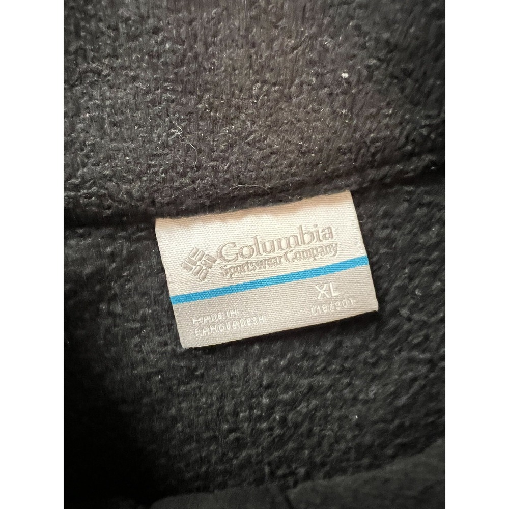 Columbia Jacket Youth XL Black Full Zip Fleece Comfort - Picture 4 of 12